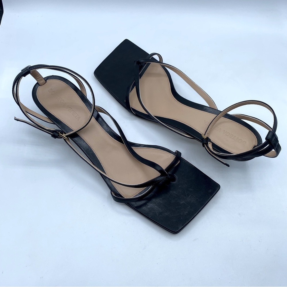 Bottega Veneta Square Toe Sandals